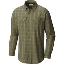 columbia silver ridge lite plaid long sleeve