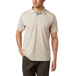 Columbia Utilizer Polo Shirt - Mens, Fossil, Large, — Mens