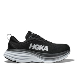 Hoka Bondi 8 Road Running Shoes - Mens, White/Black, 12D, 1123202-WBLC-12D  — Mens Shoe Size: 12 US, Gender: Male, Age Group: Adults, Mens Shoe Width: 