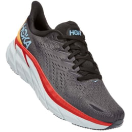 Hoka Clifton 8 Wide Running Shoes - Mens, Anthracite / — Mens Shoe Size: 13  US, Gender: Male, Age Group: Adults, Color: Anthracite/Castlerock —  1121374-ACTL-13EE