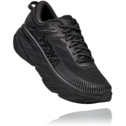 Hoka Bondi 7 Road Running Shoes - Men's, Black/Black, — Mens Shoe Size: 13  US, Gender: Male, Age Group: Adults, Mens Shoe Width: Medium, Color:  Black/Black — 1110518-BBLC-13