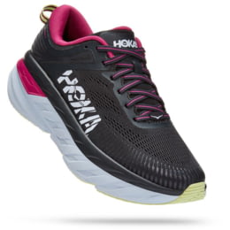 Hoka Bondi 7 Road Running Shoes - Women's, Blue Graphite / Festival  Fuchsia, 10 US, Medium, 1110519-BGFF-10 — Womens Shoe Size: 10 US, Gender:  Female