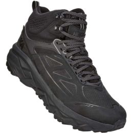 Hoka Challenger Mid GTX Hiking Shoes - Men's, Black, 13 — Mens Shoe Size: 13  US, Gender: Male, Age Group: Adults, Mens Shoe Width: Wide, Heel Height: 29  mm — 1106523-BLK-13EE