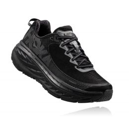 Hoka Men's Bondi 5 Road Running Shoe, Black/Anthracite, — Mens Shoe Size: 13  US, Gender: Male, Age Group: Adults, Color: Black/Anthracite, Footwear  Type: Shoes — 1016604-BANT-13EE