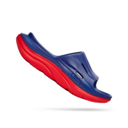 Hoka Ora Recovery Slide 3, Bellwether Blue/Red Alert, 08/10