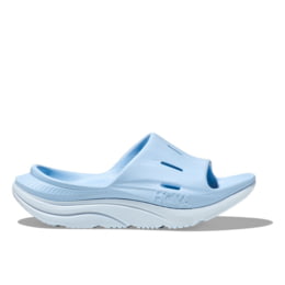 Hoka Ora Recovery Slide 3, Ice Water/Airy Blue, 13/15, — Mens Shoe