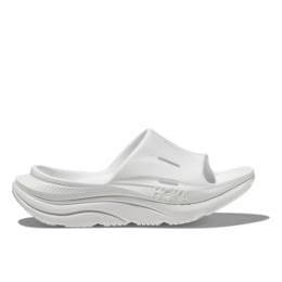 Hoka Ora Recovery Slide 3, White/White, 07/09, 1135061-WWH-07/09 — Mens  Shoe Size: 7 US, Gender: Unisex, Age Group: Adults, Mens Shoe Width:  Medium,