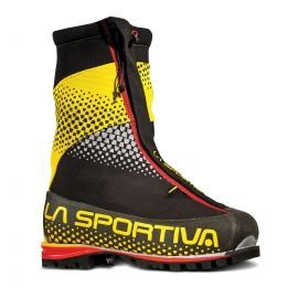 La Sportiva G2 SM Mountaineering Boot - Men's, Black/Yellow, 43, 11Q-BY-43  — Mens Shoe Size: 10 US, Gender: Male, Age Group: Adults, Mens Shoe Width: 