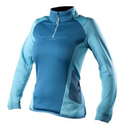 La Sportiva Vega Pullover Women s Fjord Malibu Blue X Small Apparel Fit Stretch Fit Gender Female Color Fjord Malibu Blue Size Extra Small