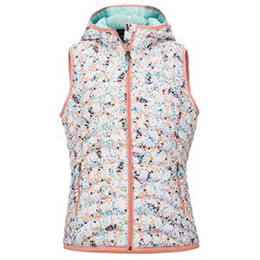 Marmot Bronco Hooded Vest - Women's, Multi Confetti, Medium, 78900-8056-M —  Womens Clothing Size: Medium, Center Back Length: 24.5 in, Apparel Fit: