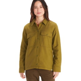 Marmot Ridgefield Heavyweight Sherpa Lined Flannel - — Womens Clothing  Size: Small, Center Back Length: 26 in, Age Group: Adults, Apparel Fit:  Regular — M10512-4050-S