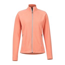 Marmot Rocklin Full Zip Jacket - Women's, Coral Pink, Large, 88920-7274-L —  Womens Clothing Size: Large, Sleeve Length: Long Sleeve, Center Back