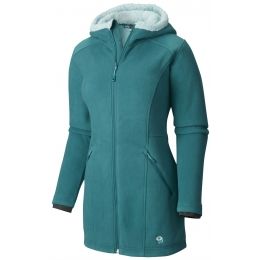 green hooded parka women's