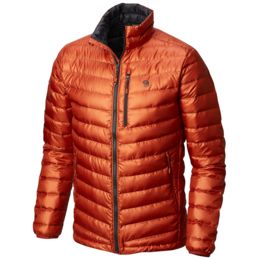 Mountain Hardwear Nitrous Hooded Down Jacket - Men's-Dark Compass-Large —  Mens Clothing Size: Large, Center Back Length: 28 in, Apparel Fit:  Standard,