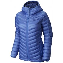 Mountain Hardwear Nitrous Hooded Down Jacket - Women's-Bright Bluet-Large —  Womens Clothing Size: Large, Center Back Length: 26 in, Apparel Fit: