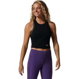 Mountain Hardwear Stretch Tanklette - Women's, Black, — Womens Clothing  Size: Extra Small, Sleeve Length: Sleeveless, Age Group: Adults, Apparel  Fit: Active — 1982631010-XS