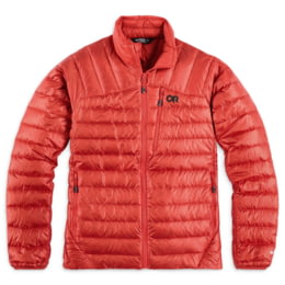 Outdoor Research Helium Down Jacket - Men's, Cranberry, — Mens Clothing  Size: Extra Large, Sleeve Length: Long Sleeve, Center Back Length: 29.25 in  — 2775730420-XL - 1 out of 20 models