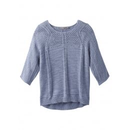 prAna Getup Sweater WoMen s Fairhope Blue Small W21180365 FABL S Womens Clothing Size Small Age Group Adults Apparel Fit Regular Gender