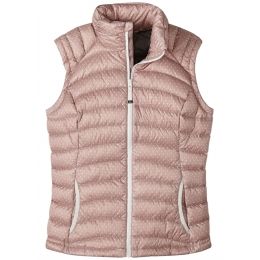 prAna Lyra Vest - Women's-Mauve A Lot A Dots-X-Small — Womens Clothing Size:  Extra Small, Center Back Length: 23.5 in, Apparel Fit: Regular, Standard —  W1LYRA316-MVAL-XS