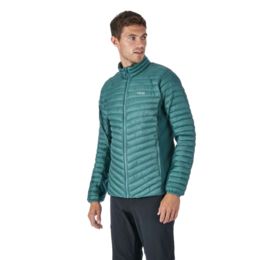 Rab Cirrus Flex Jacket - Men's, Bright Arctic/Pine, Small, QIO-23-BA-S —  Mens Clothing Size: Small, Sleeve Length: Long Sleeve, Apparel Fit: Slim, 