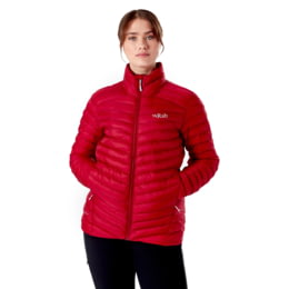 womens red rab jacket
