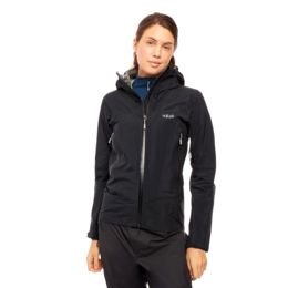 Rab Meridian Jacket - Women's, Black, 10, QWG-45-BL-10 — Womens Clothing  Size: 10 UK, Sleeve Length: Long Sleeve, Apparel Fit: Regular, Gender:  Female — QWG-45-BL-10