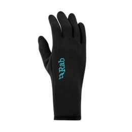 Rab Power Stretch Contact Glove - Women's, Black, Small — Womens