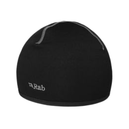 Rab Powerstretch Beanie, Black, One Size, QAA-11-BG — Gender: Unisex, Age  Group: Adults, Color: Black, Fabric/Material: Polartec Power StretchPro — 