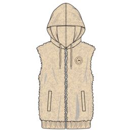 vest with hoodie women's