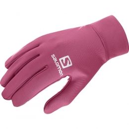 Salomon Agile Warm Glove Beet Red L 39795303 Mens Glove