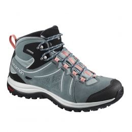 Forholdsvis oplukker skraber Salomon Ellipse 2 Mid LTR GTX Hiking Boots Women's, — Womens Shoe Size: 8  US, Gender: Female, Weight: 370 g, Footwear Type: Boots, Color: Coral  Almond/Lead/Stormy Weather — L40162600-8
