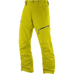 Salomon Express Pant - Men's Alpha Yellow-Medium — Inseam Size: Regular, Gender: Male, Apparel Fit: Regular — slm1029-Light Alpha Yellow-Medium