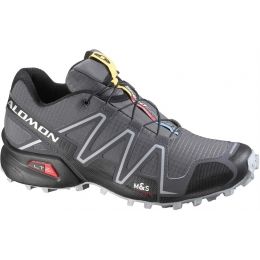 Salomon Speedcross 3 Trail Running Shoe Men's-Dark — Mens Shoe Size: Mens Shoe Width: Medium, Color: Dark Cloud/Black, Dark Cloud/Black/LightOnix — 32978531