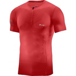 Plicht schoner Van storm Salomon S/Lab Exo HZ Trail Running Short Sleeve Tee - — Mens Clothing Size:  Small, Age Group: Adults, Apparel Fit: Regular, Gender: Male, Color: Racing  Red — L40069300-S