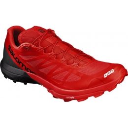 Salomon S-Lab Sense SG Trail Running Shoe - Men's-Red Mens Shoe Size: 12 US, Mens Shoe Width: Medium, Color: Red/Black/White, Footwear Application: Running — L39177200-120
