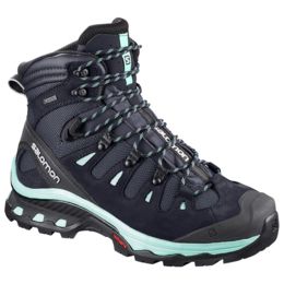 Salomon Shoes 4D 3 GTX Hiking Boots - Women's, — Womens Shoe Size: 8, Gender: Female, Color: Grey/Night Sky/ Beach — L40157000-Gy/NS/BEA-8