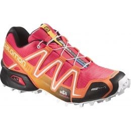 Salomon Speedcross 3 CS Trail Running Shoe - Womens Shoe Size: 9.5 US, Gender: Female, Age Group: Adults, Width: Medium — slm0023-Papaya/Orange/Blk-9.5