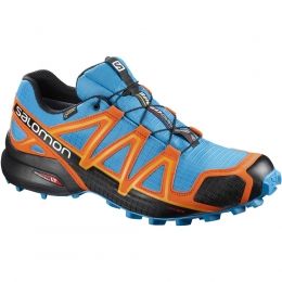 Wow alder Optøjer Salomon Speedcross 4 GTX Trail Running Shoes Mens, Hawaiian — Mens Shoe  Size: 7 US, Mens Shoe Width: Medium, Color: Hawaiian Surf/Black/Scarlet  Ibis — L401248007
