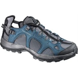 Salomon Tech Amphibian 2 MAT Shoe - Ko/Bl/Dk - Men's 9 Mens Shoe Size: 9 US, Mens Shoe Width: Medium, Color: Komando/Black/Dark Titaniumkomando/Black/Dark Titanium — 525153