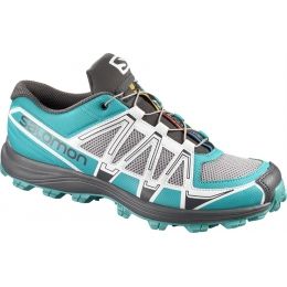 Running Shoe - — Womens Shoe Size: 9 US, Gender: Female, Age Group: Adults, Womens Width: Medium — slm0228-Grey/Blue-Medium-9 US
