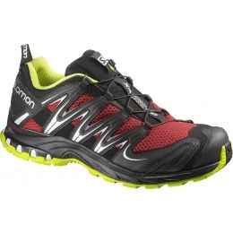 Salomon XA 3D Trail Running Shoe - — Mens Shoe 10.5 US, Mens Shoe Width: Medium, Color: Quick/Black/Gecko Green — slm0116-Quick/Black/Gecko -Medium-10.5