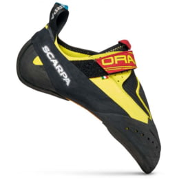 Scarpa Drago Climbing Shoes, Yellow, 35.5, — Mens Shoe Size: 4 US