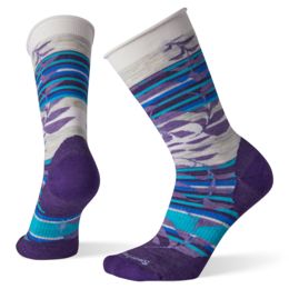 womens purple crew socks