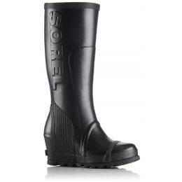 sorel joan tall waterproof wedge rain boot