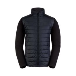Spyder Pursuit Hybrid Jacket - Men's, Black, Large, — Mens Clothing Size:  Large, Sleeve Length: Long Sleeve, Apparel Fit: Regular, Gender: Male —  191206001L