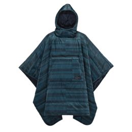 Honcho Poncho, Blue Print, 13176 — Unisex Size: Regular, Jacket Style: Poncho, Age Adults, Apparel Application: Camping — 1 out of 5 models