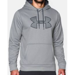 under armour large logo hoodie