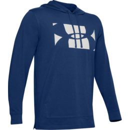 Under Armour Mens Rival Fleece Sportstyle Hoodie BLUE 1345628, Size:XXL