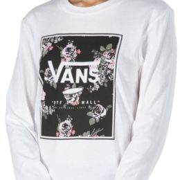 vans floral long sleeve