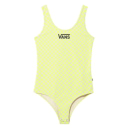 Vans Quantum Bodysuit Tops - Women's, Lemon Tonic — Womens Clothing Size:  Small, Age Group: Adults, Apparel Fit: Regular, Gender: Female —  VN0A4DRKVD7-LTC-S